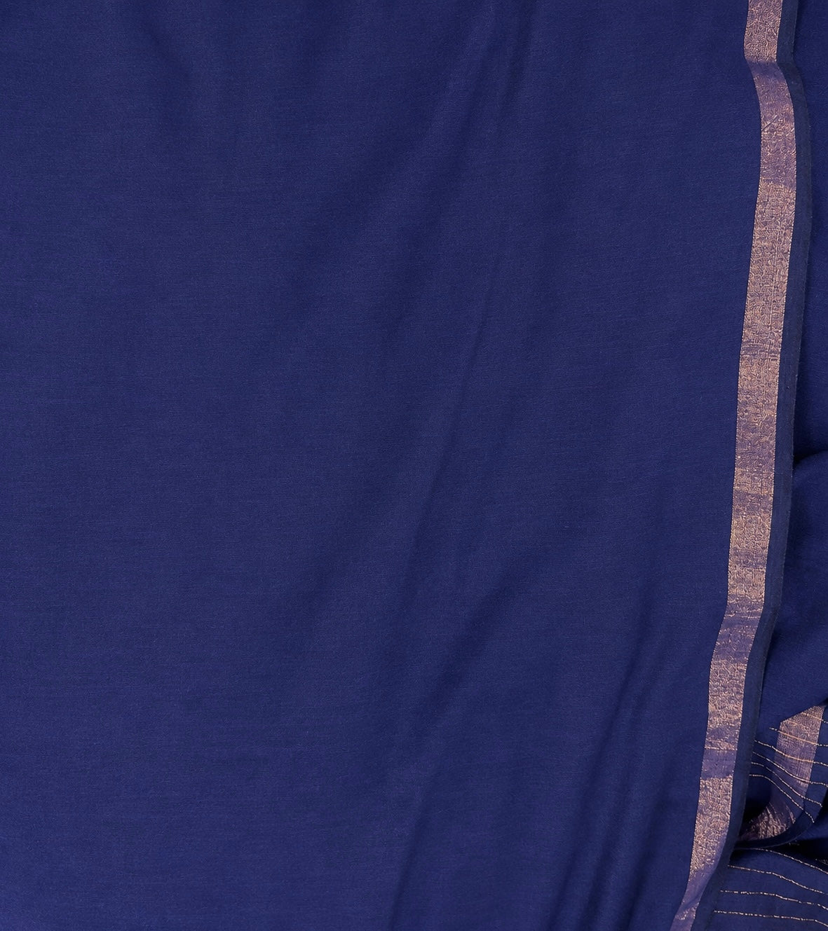 NEEL — Royal Blue Jamdani Handloom Cotton Saree