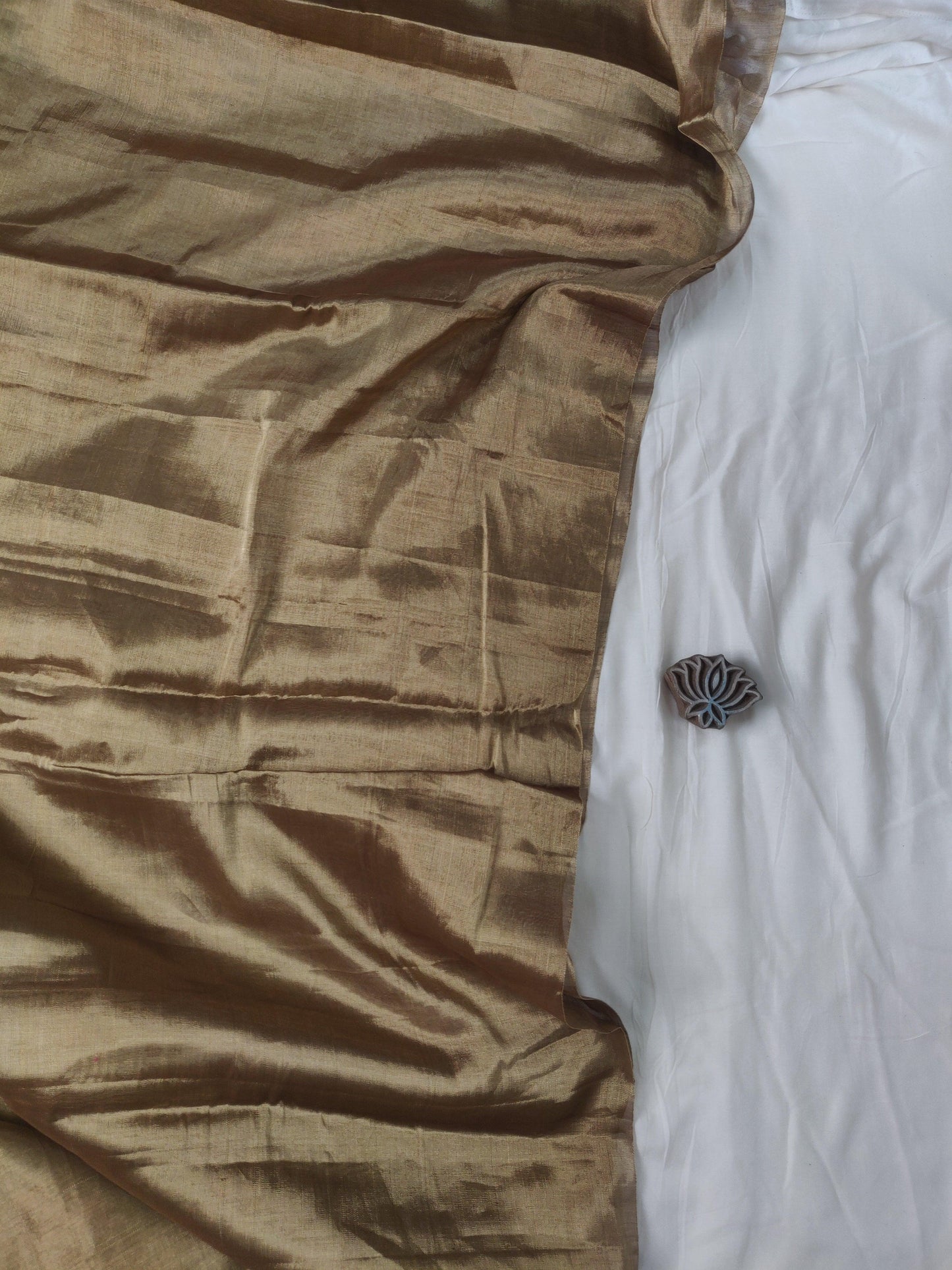 Golden Handloom Tissue - Earthy Blocks
