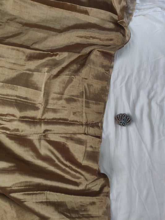 Golden Handloom Tissue - Earthy Blocks