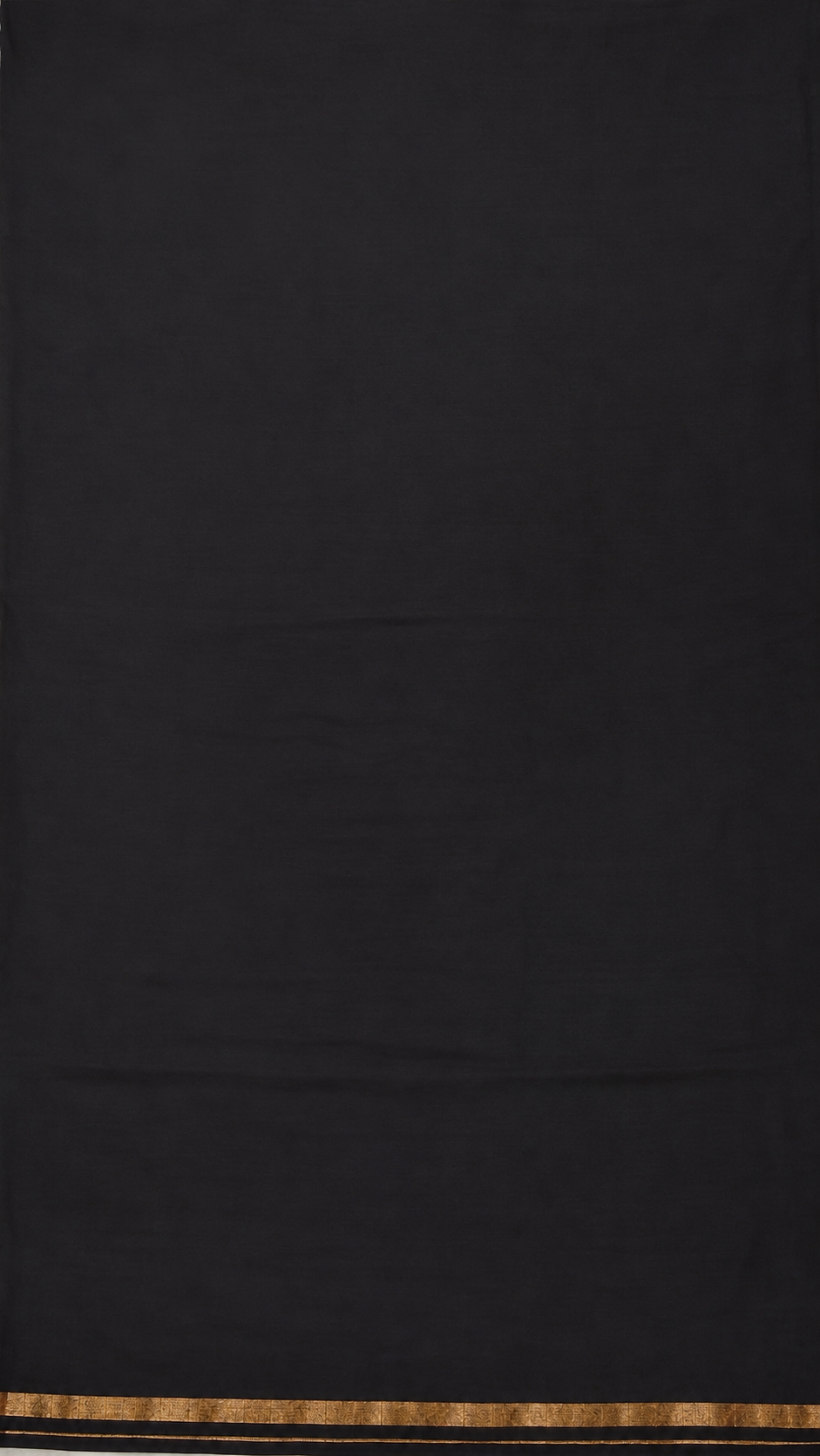 KSHAMA — Midnight Black Jamdani Handloom Cotton Saree